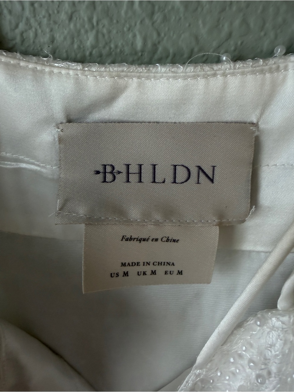 BHLDN Sleeveless Tulle Appliqué Maxi Dress in Ivory NWT NEVER WORN! - Picture 7 of 7
